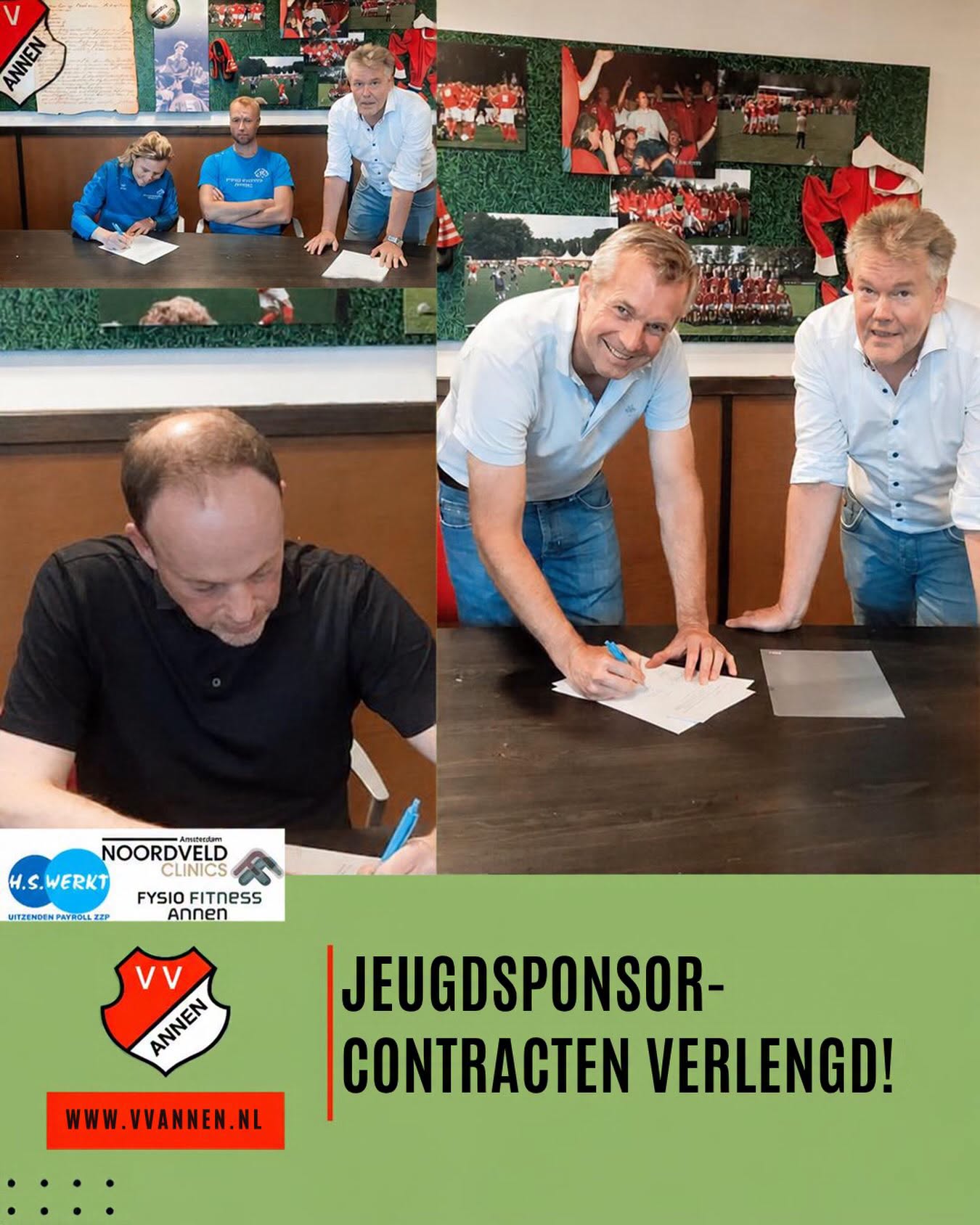 Jeugdsponsorcontracten verlengd!