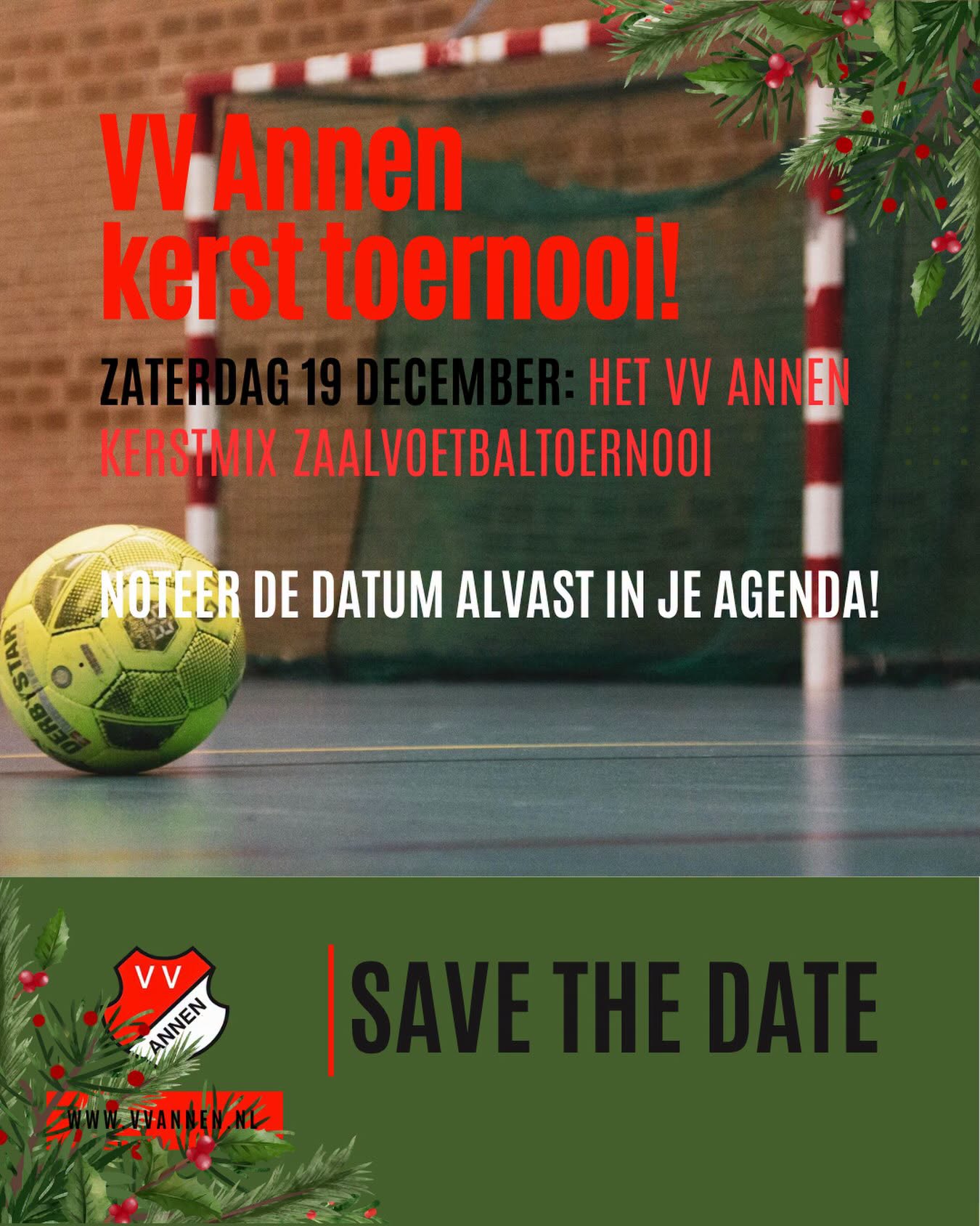 🎄⚽ SAVE THE DATE! ⚽🎄