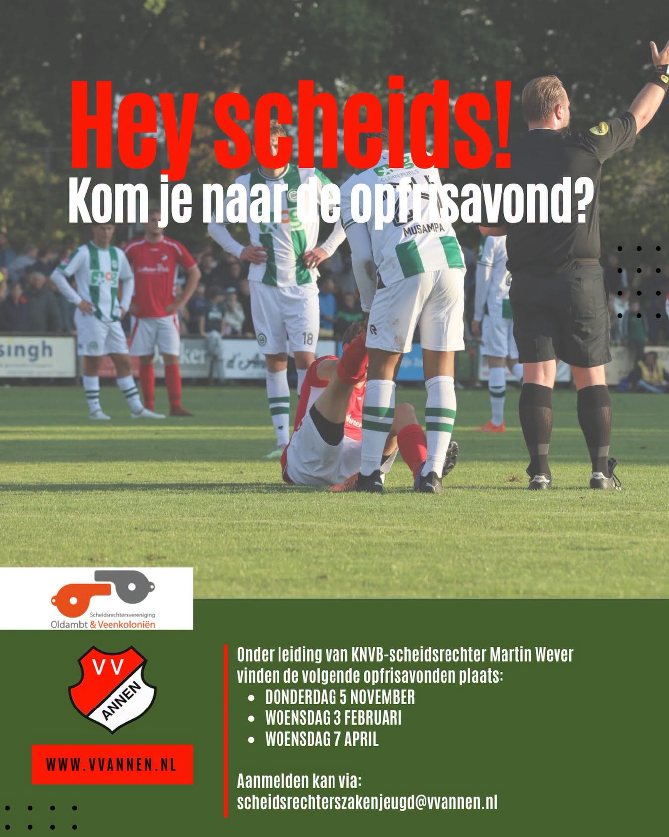 Hey scheids! Ben je klaar voor het nieuwe seizoen?