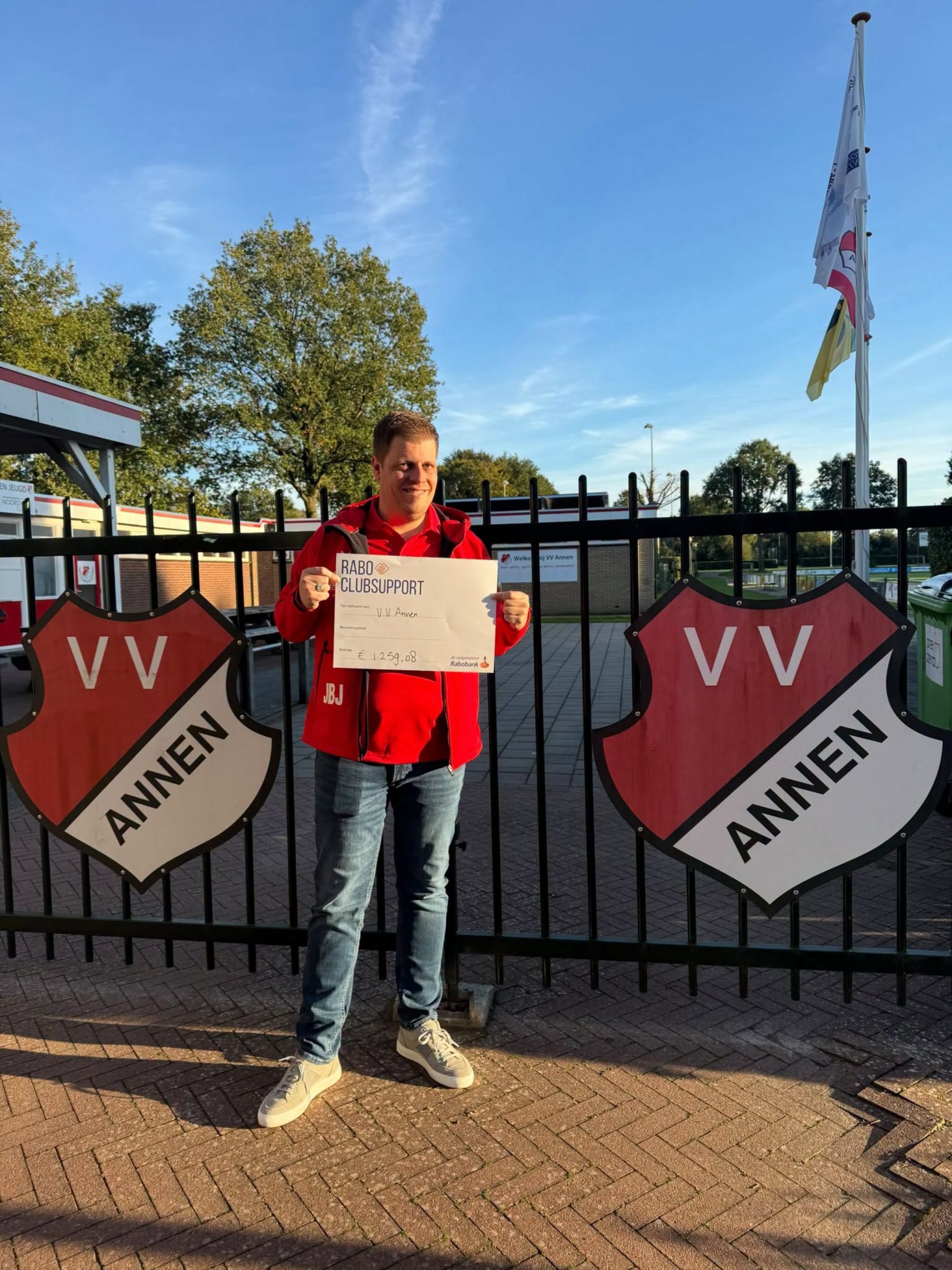 Een mooi resultaat! €1.259 voor onze club